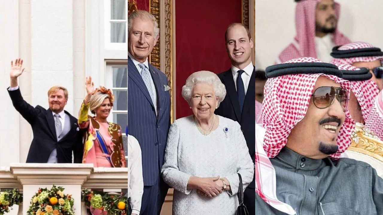 Las familias reales de Países Bajos, Reino Unido y Arabia Saudita
