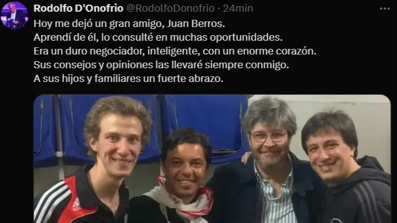 Dolor, luto, Marcelo Gallardo, River, deportes, murió, Juan Berros