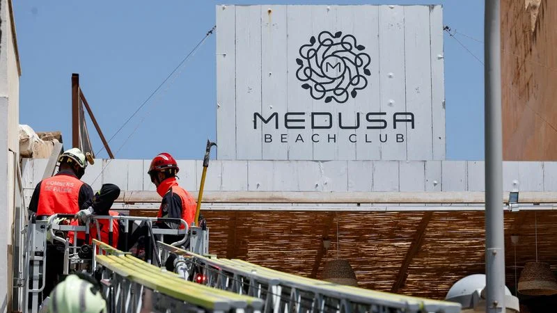 El club del derrumbe mortal de Mallorca carecía de permiso para la azotea, según el alcalde