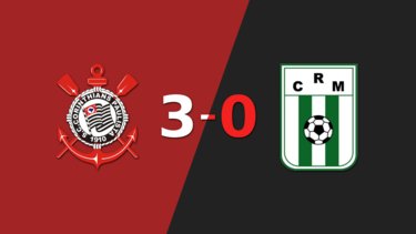 Corinthians fue imparable y goleó 3 a 0
