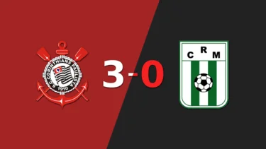 Corinthians fue imparable y goleó 3 a 0