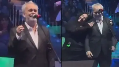 David Lebón se quebró en vivo y no pudo contener las lágrimas en los Premios Gardel. David Lebón se quebró en vivo y no pudo contener las lágrimas en los Premios Gardel.