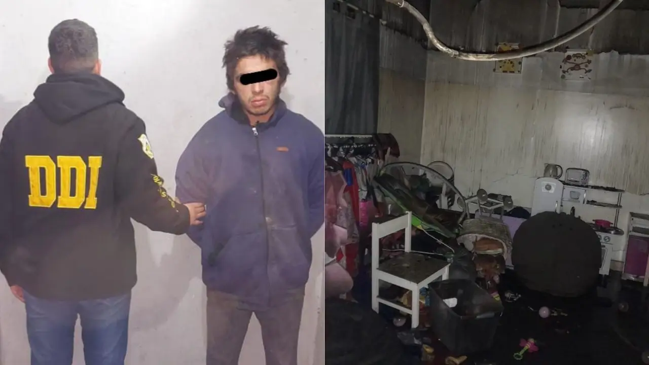 Drama en Pilar: entró a robar, prendió fuego un hogar y hay niños y bebés internados