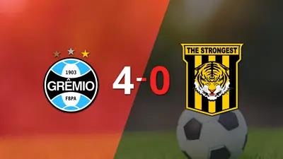 Grêmio le pasó por encima 4-0 a The Strongest Grêmio le pasó por encima 4-0 a The Strongest