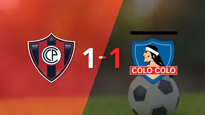 Empate a uno entre Cerro Porteño y Colo Colo Empate a uno entre Cerro Porteño y Colo Colo