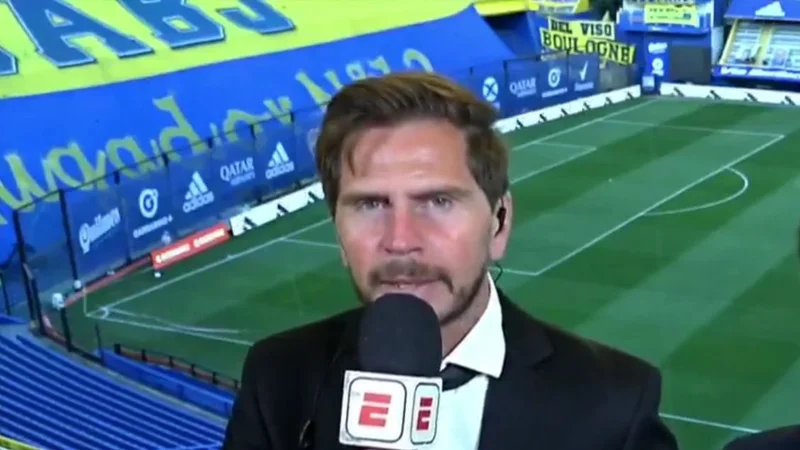 televisión, ESPN, Pollo Vignolo, Boca, La Bombonera, Copa Sudamericana, fútbol