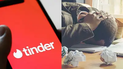 Tinder y un joven frustrado Tinder y un joven frustrado