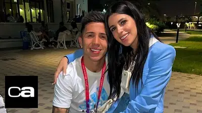 Enzo Fernandez pareja Valentina Cervantes Enzo Fernandez pareja Valentina Cervantes