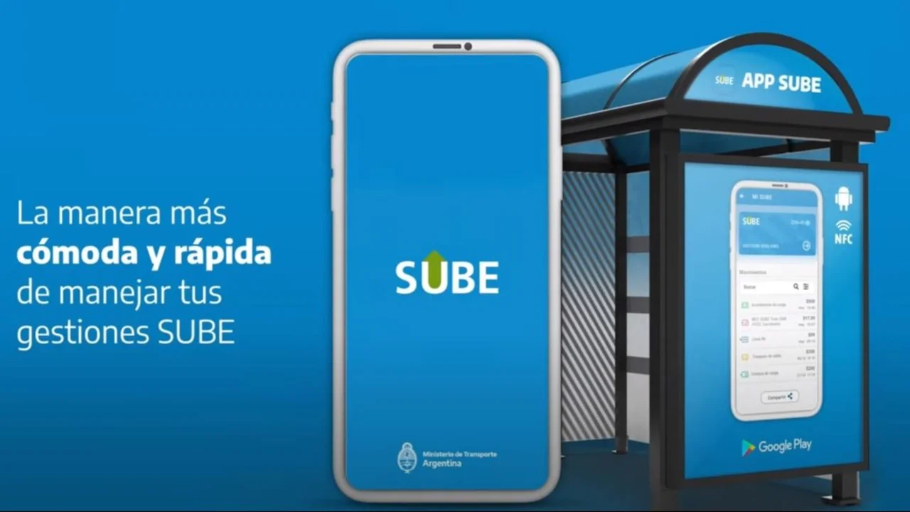 Aplicación SUBE, acreditar carga SUBE a partir de 1 de junio. Nueva app SUBE Argentina. Registrar tarjeta SUBE
