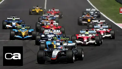 Largada de un GP de Fórmula 1. Largada de un GP de Fórmula 1.