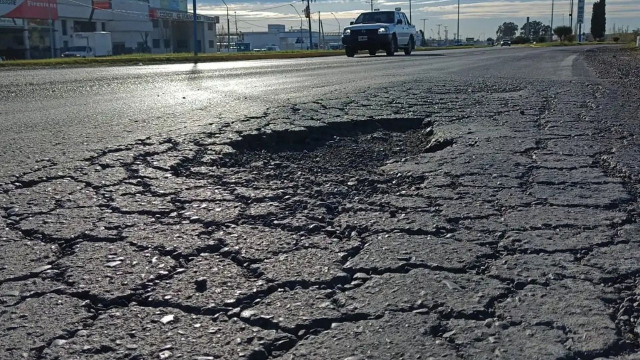 Baches en las calles