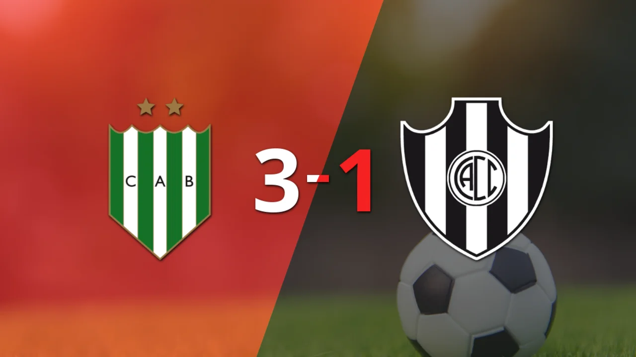 Con doblete de Martín Río, Banfield derrotó a Central Córdoba (SE)