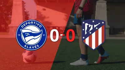 Alavés y Atlético de Madrid terminaron sin goles Alavés y Atlético de Madrid terminaron sin goles