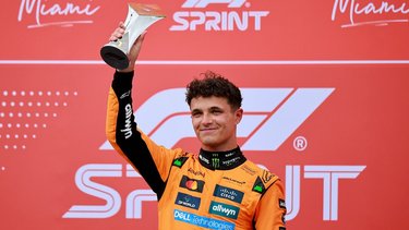 Desastre en la Fórmula 1: Lando Norris se quedó con la victoria en la polémica sprint de Miami