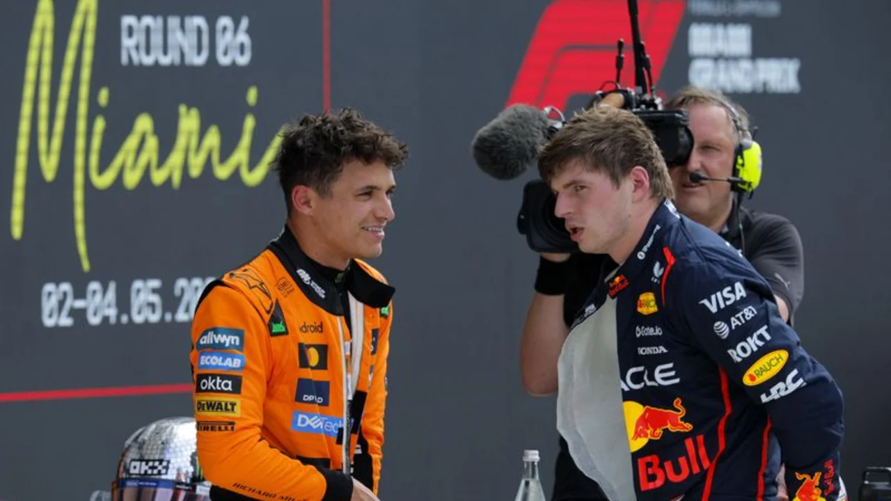 Verstappen supera a Norris y logra la pole position en el GP de Miami de la F1