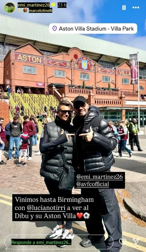 Dibu Martínez, Aston Villa, Inglaterra, Selección Argentina, Marcelo Tinelli