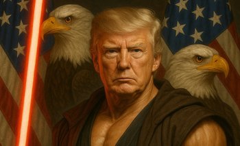 Como un Sith: el insólito posteo de Donald Trump por el Día de Star Wars | Estados unidos