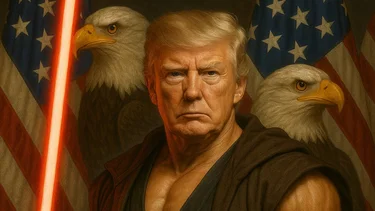 Como un Sith: el insólito posteo de Donald Trump por el Día de Star Wars