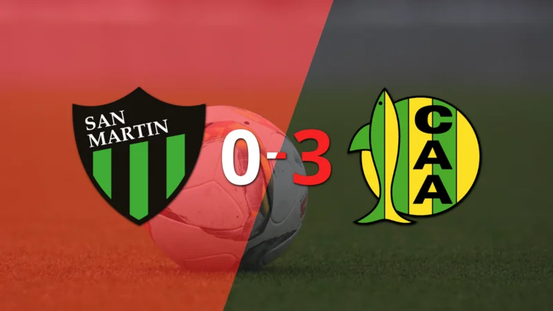 Goleada de Aldosivi a San Martín (SJ) con doblete de Elías Torres incluído 