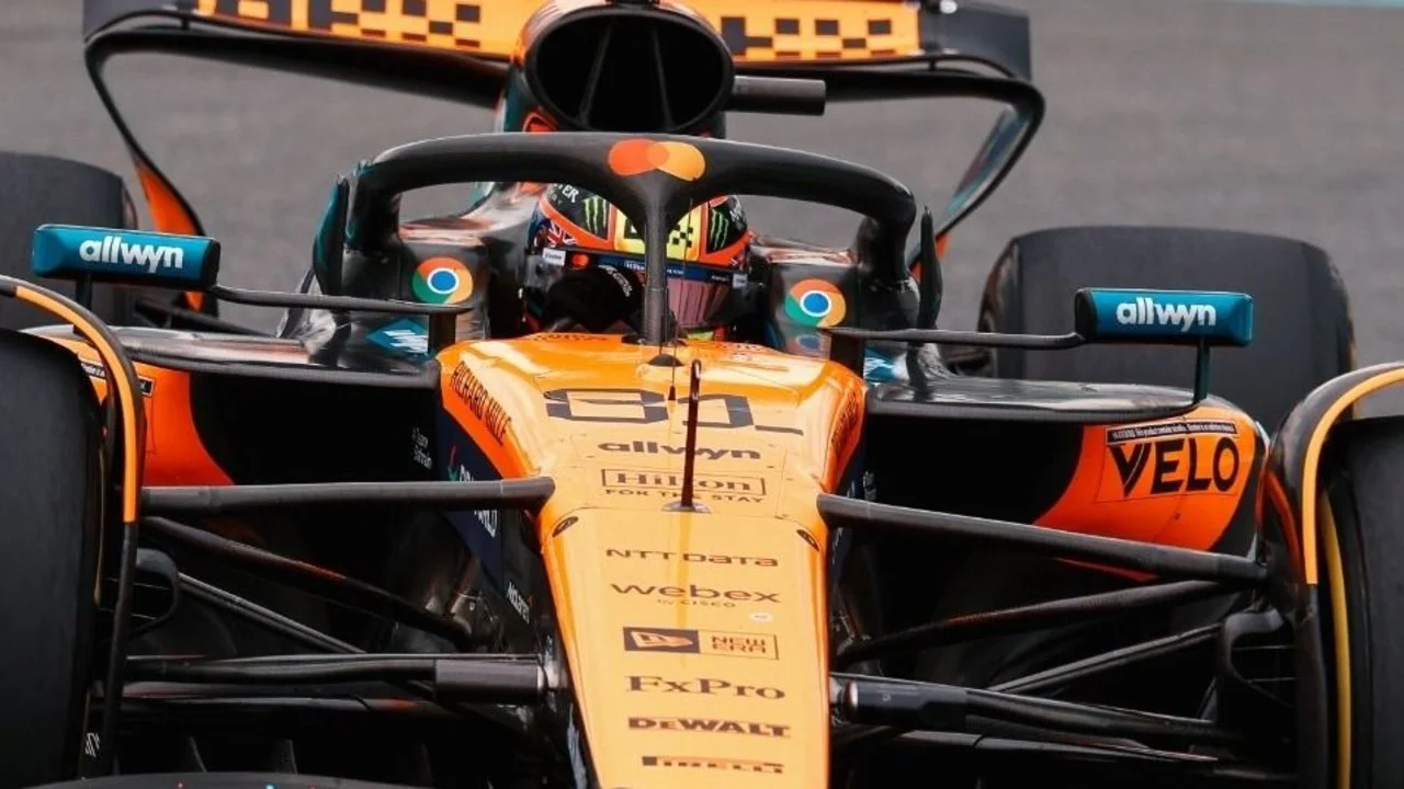 El MCL39 de Oscar Piastri en el GP de Miami.