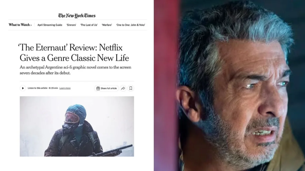  Quién escribió la crítica del New York Times sobre el Eternauta. 
