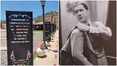 Caminito de Olta en La Rioja y Carlos Gardel Caminito de Olta en La Rioja y Carlos Gardel