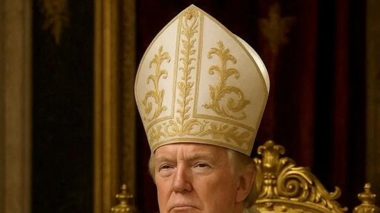 Trump califica de broma su imagen de papa hecha con IA, pero los expertos dicen que no es para reírse