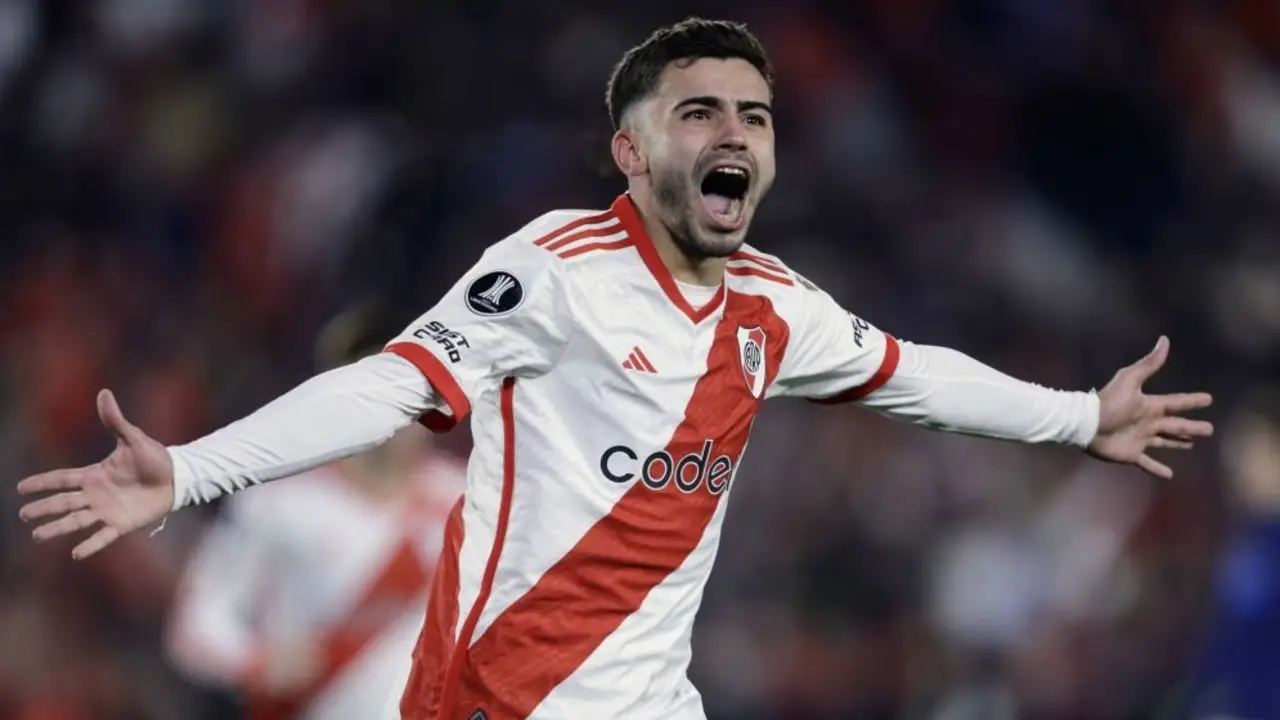 Santiago Simón, Lanzini, Kranevitter, Rojas, Gattoni, River