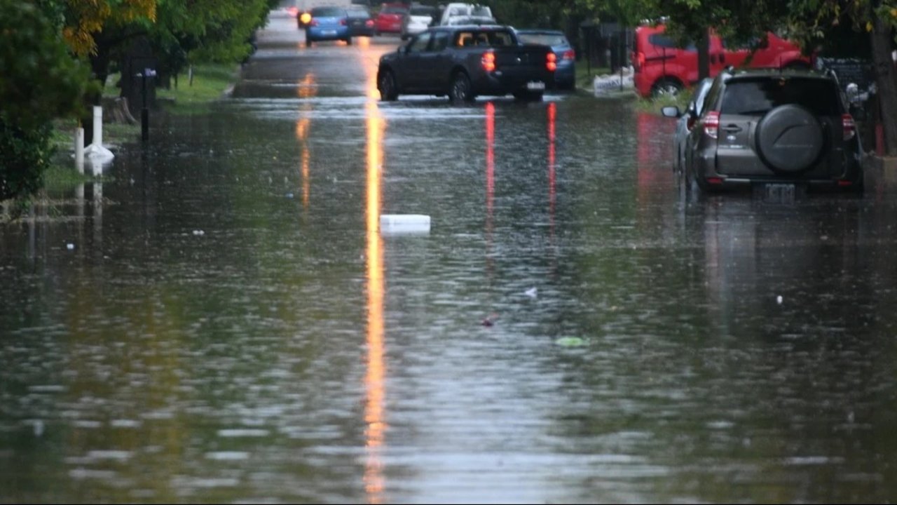 Fuerte temporal azotó a Santa Fe. 