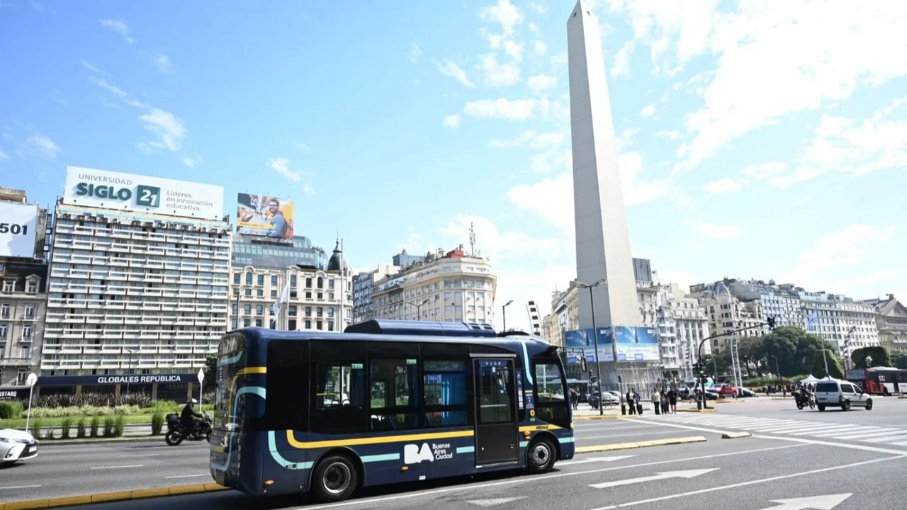 Cómo será el recorrido de los buses eléctricos que empezarán a recorrer en la Ciudad de Buenos Aires. 