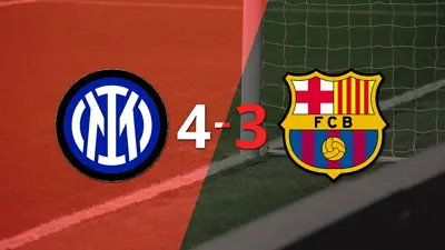 Inter ganó en la vuelta y Barcelona se quedó a las puertas de la final Inter ganó en la vuelta y Barcelona se quedó a las puertas de la final