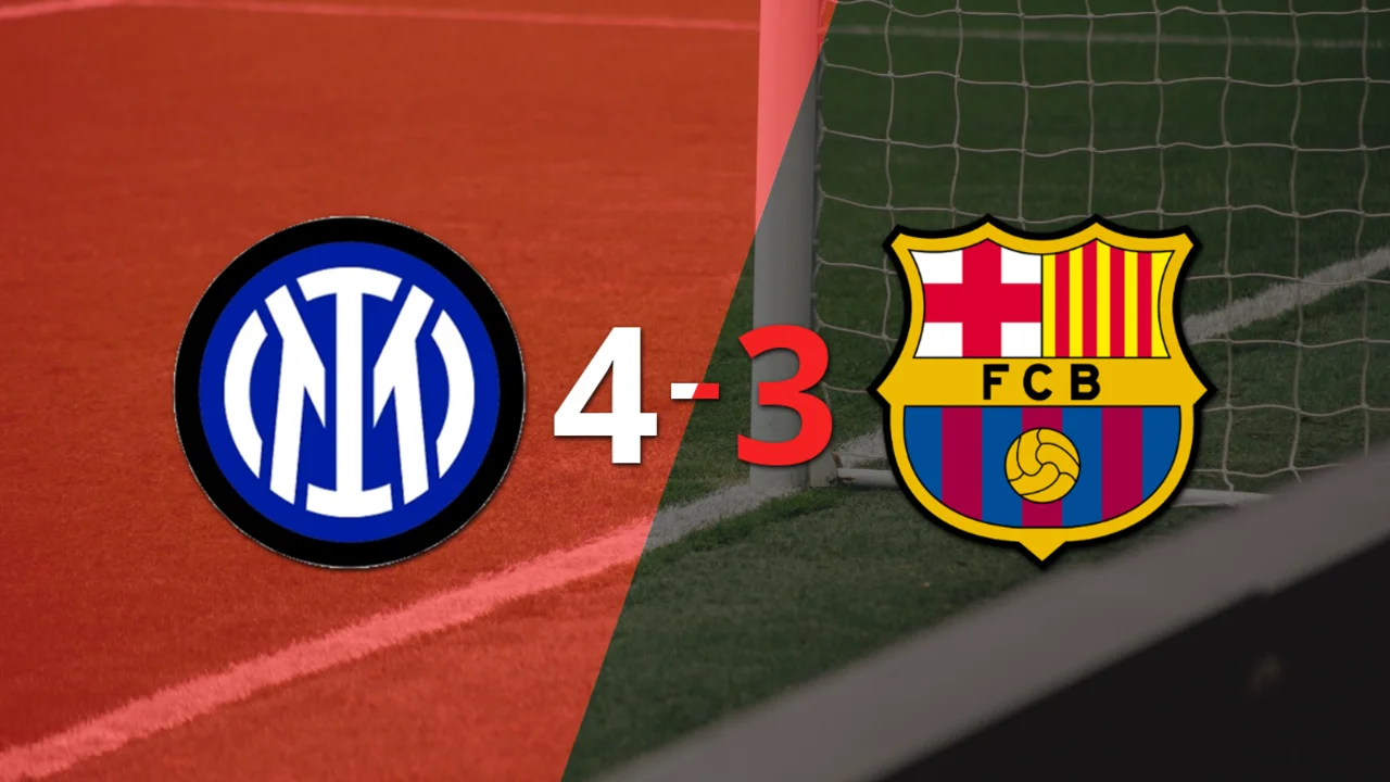 Inter derrotó a Barcelona y se metió en la final
