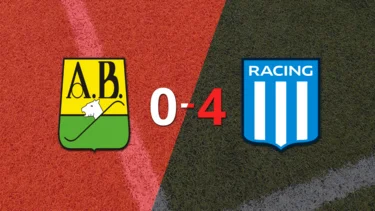 Racing Club no tuvo piedad y goleó 4 a 0 a Bucaramanga