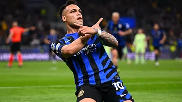 Lautaro Martínez lloró al término del partidazo entre Inter vs Barcelona