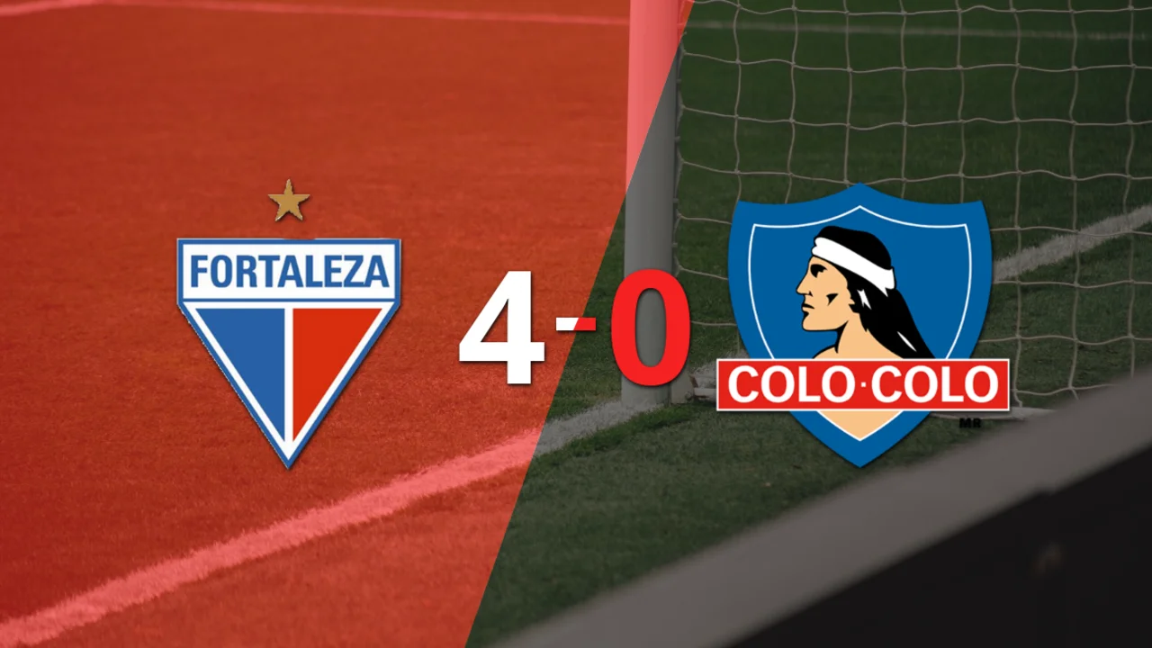 Fortaleza sentenció con goleada 4-0 a Colo Colo