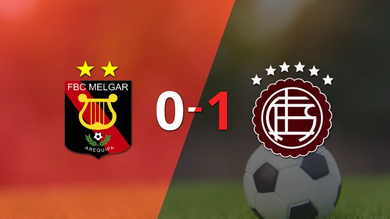 Melgar cayó frente a Lanús 1-0 con un gol de Diego Medina