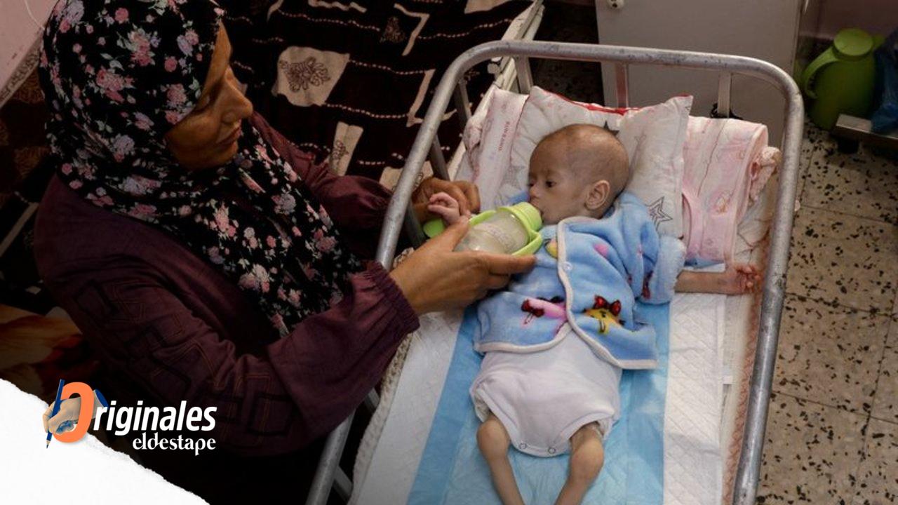 Matar de hambre a bebés y niños palestinos: crece la condena a la guerra de Israel