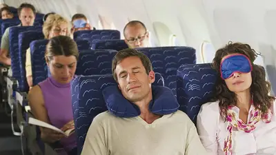 Dormir en un avión Dormir en un avión