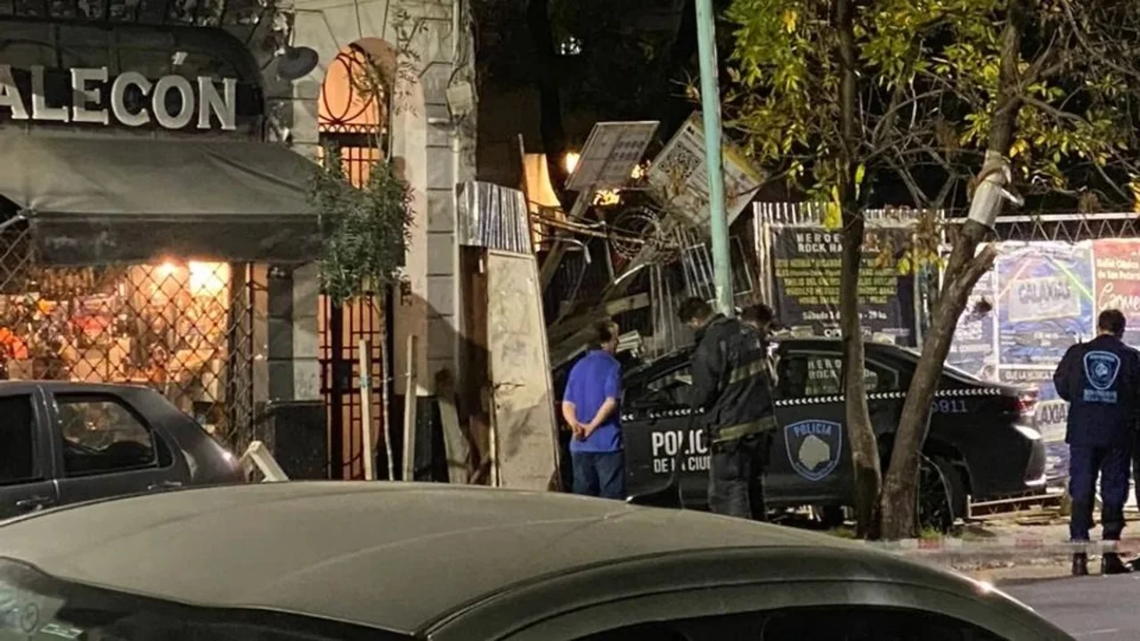 Un patrullero de la Ciudad atropelló a un motociclista y lo mató