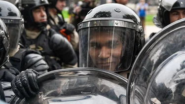 Las fotos más impactantes de la marcha de jubilados