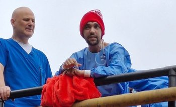 Tras 55 días en terapia intensiva, el Pablo Grillo salió a disfrutar del aire libre | Represión 