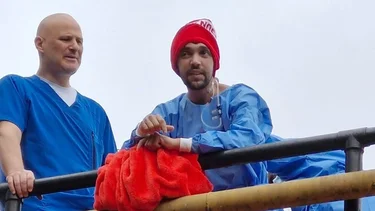 Tras 55 días en terapia intensiva, el Pablo Grillo salió a disfrutar del aire libre