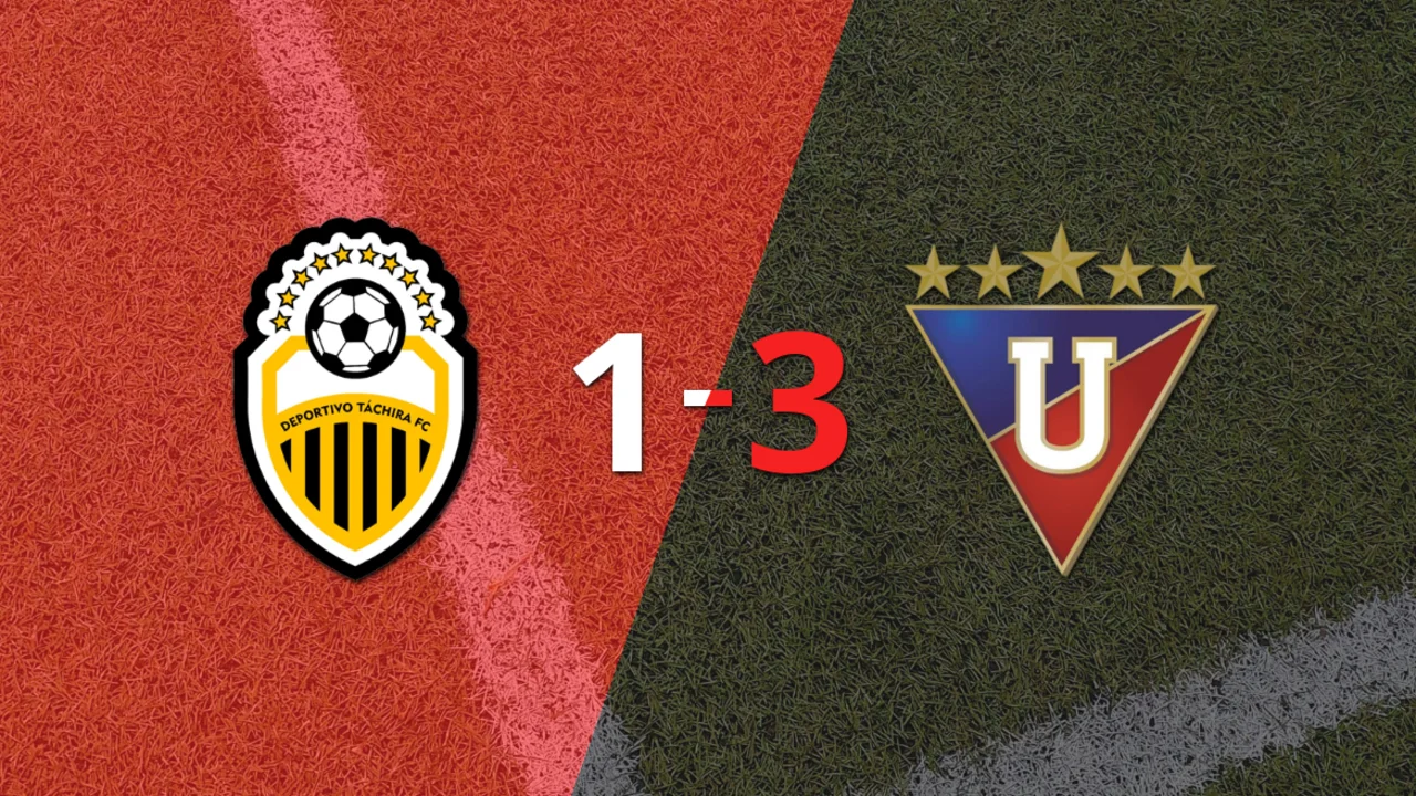 Liga de Quito superó a Táchira con dos tantos de Alex Arce