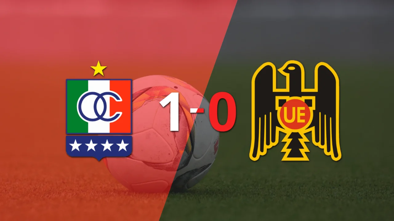 Once Caldas venció a Unión Española 1 a 0 en el estadio Palogrande