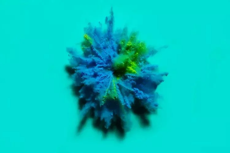 Test de color verde y azul