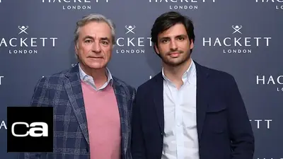 Carlos Sainz padre junto a su hijo. Carlos Sainz padre junto a su hijo.