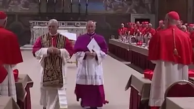 La reacción de los cardenales tras la elección del papa León XIV La reacción de los cardenales tras la elección del papa León XIV