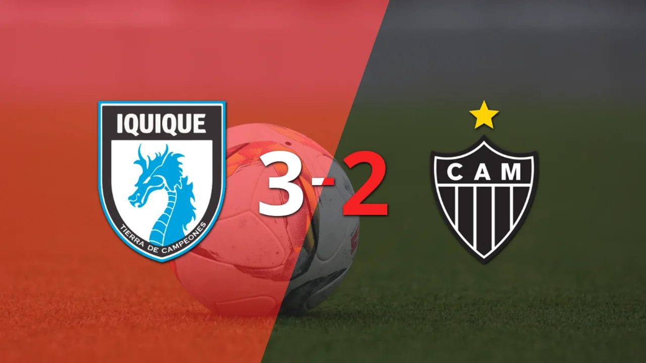 Álvaro Ramos sentenció el triunfo de Deportes Iquique ante Atlético Mineiro con doblete 