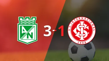Doblete de Kevin Viveros guió el triunfo de At. Nacional sobre Internacional