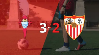 A puro gol, Celta se quedó con la victoria frente a Sevilla por 3 a 2 A puro gol, Celta se quedó con la victoria frente a Sevilla por 3 a 2